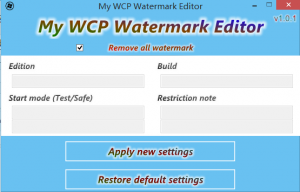 win10去水印（windows technical preview  评估副本。Build 9841）